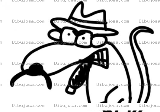 Dibujo para colorear Rata Espilla Para Pintar Y Colorear