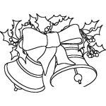 Dibujo para colorear Campanas Navidenas Para Pintar Y Colorear