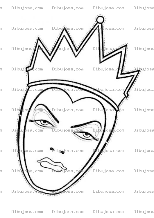 Dibujo para colorear Dibujo De Malefica Para Pintar Y Colorear