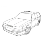 Dibujo para colorear Dibujo De Mazda 626 Viejito Para Pintar Y Colorear