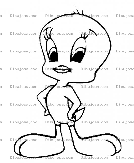 Dibujo para colorear Dibujo De Piolin Para Pintar Y Colorear