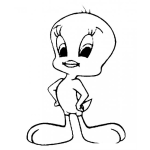 Dibujo para colorear Dibujo De Piolin Para Pintar Y Colorear