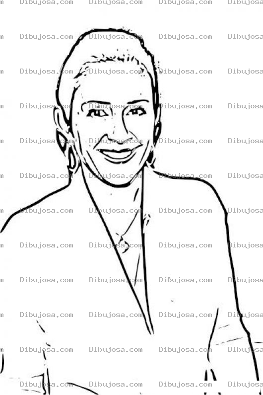 Dibujo para colorear Patriciaheaton.com Dibujo De Patricia Heaton Para Pintar Y Colorear