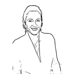 Dibujo para colorear Patriciaheaton.com Dibujo De Patricia Heaton Para Pintar Y Colorear