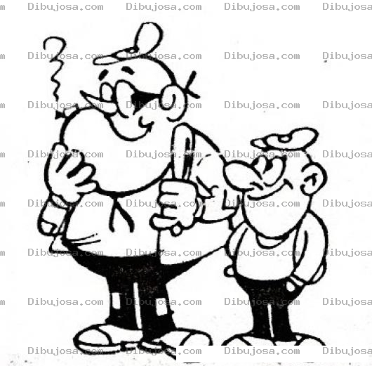 Dibujo para colorear Ladron Maricon Para Pintar Y Colorear Ladrones Gays