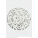 Dibujo para colorear Colorear Moneda De 25 Centavos Con El Escudo De Guatemala