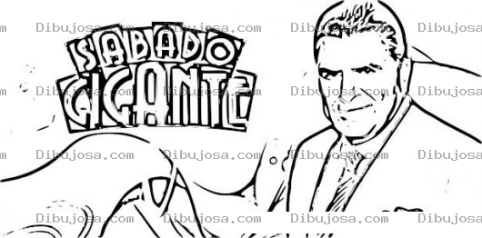 Dibujo para colorear Sabado Gignte Con Don Francisco Para Pintar Y Colorear Dibujo De Sabadogigante