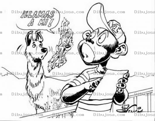 Dibujo para colorear Dibujo Del Negrito Memin Para Pintar Y Colorear