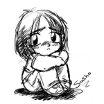 Dibujo para colorear Dibujo De Tristeza Y Desconsuelo Para Pintar Y Colorear Nino Triste Y Desconsolado