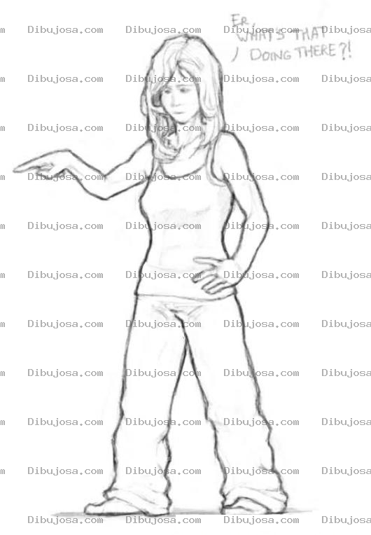 Dibujo para colorear Chica Chola Para Pintar Y Colorear