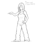 Dibujo para colorear Chica Chola Para Pintar Y Colorear