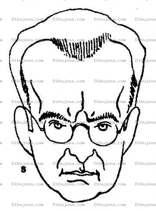 Dibujo para colorear Cara De Jefe Enojado Para Pintar Y Colorear