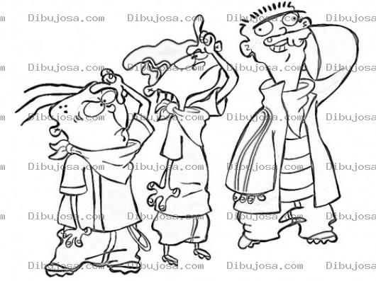 Dibujo para colorear 3vagos Dibujo De Tres Vagos Para Pintar Y Colorear A 3 Vagos