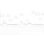 Dibujo para colorear Dibujo De Paisaje Con Montanas Para Pintar Y Colorear