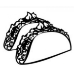Dibujo para colorear Colorear tacos al pastor