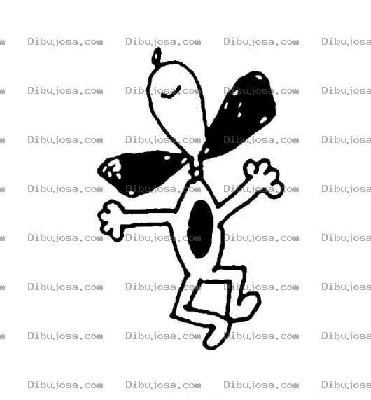 Dibujo para colorear Dibujo De Snupi Flaco Pero Feliz Para Pintar Y Colorear