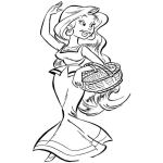 Dibujo para colorear Dibujo De La Princesa Falbala Para Pintar Y Colorear A Falvala