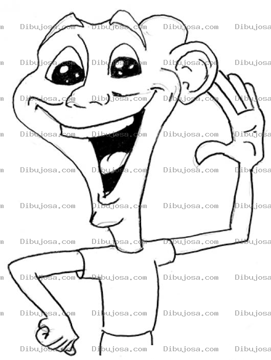Dibujo para colorear Dibujo De Hombre Escuchando Para Pintar Y Colorear