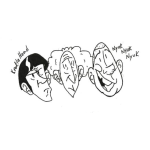 Dibujo para colorear Dibujo De Los Tres Chiflados Para Colorear