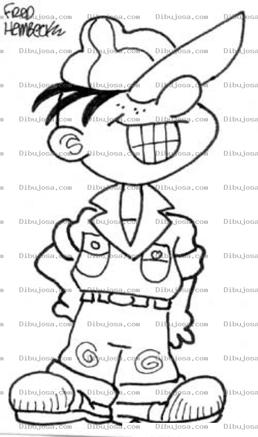 Dibujo para colorear Beto El Recluta Para Pintar Y Colorear
