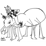 Dibujo para colorear Hormiga Gigante Para Pintar Y Colorear