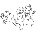 Dibujo para colorear Dibujo De Inadaptado Social Para Pintar Y Colorear A Un Adolesente Problematico