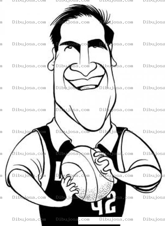 Dibujo para colorear Dibujo De Entrenador De Basquetbol Par Pintar Y Colorear