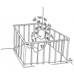 Dibujo para colorear Dibujo De Cuna De Bebe Para Pintar Y Colorear