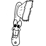 Dibujo para colorear Dibujo De Cepillo E Dientes Sonriente Para Colorear
