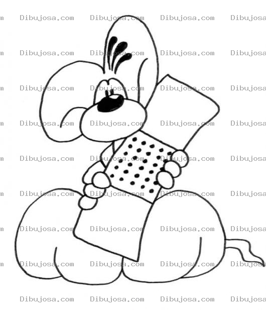 Dibujo para colorear Dibujo De Un Raton Con Una Bandita Curita Para Pintar Y Colorear