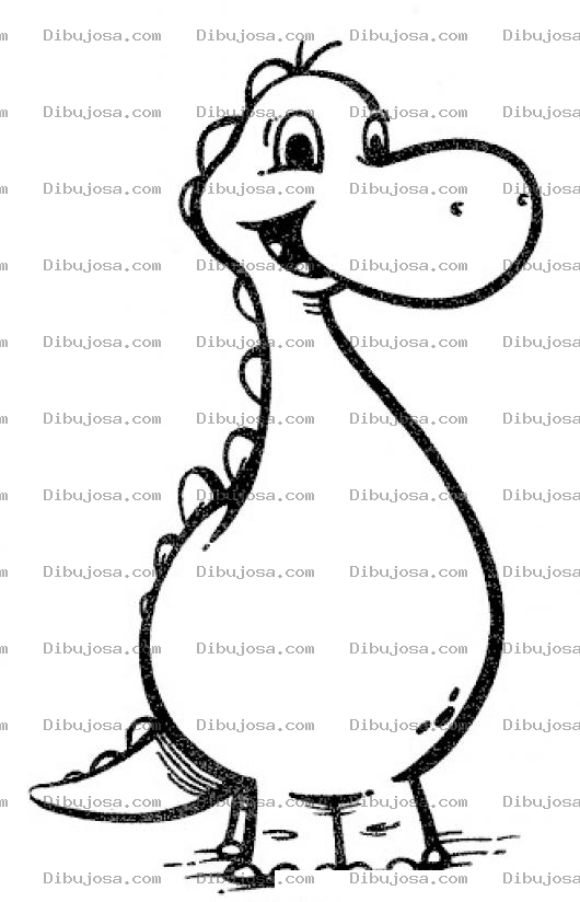 Dibujo para colorear Dibujo De Dragoncito Sin Manos Para Pintar Y Colorear