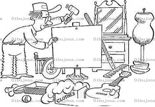 Dibujo para colorear Ventadeusados.com Dibujo De Venta De Garage Para Pintar Y Colorear