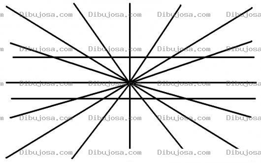 Dibujo para colorear Ilusion Optica De Lineas Curveadas O Pandeadas Para Pintar Y Colorear