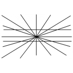 Dibujo para colorear Ilusion Optica De Lineas Curveadas O Pandeadas Para Pintar Y Colorear