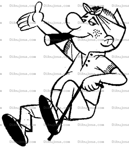 Dibujo para colorear Dibujo De Viejito Gansgta Para Pintar Y Colorear A Un Viejo Cholo