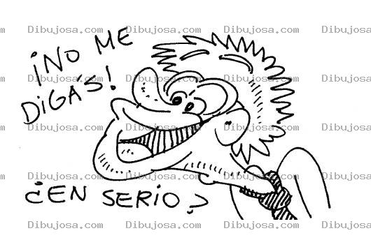 Dibujo para colorear No Me Digas En Serio Dibujo Del Incredulo Para Pintar Y Colorear