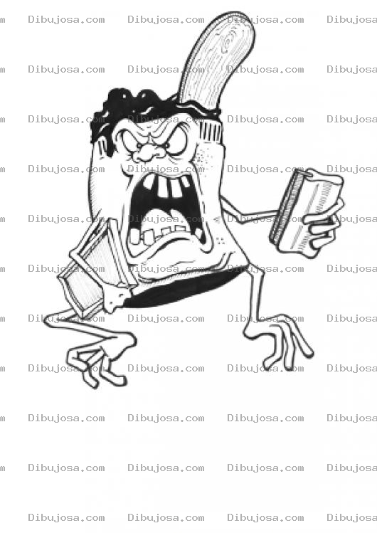 Dibujo para colorear Clon Imitador De Bob Esponja Para Colorear