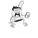 Dibujo para colorear Clon Imitador De Bob Esponja Para Colorear