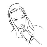 Dibujo para colorear Silencio Por Favor Dibujo De Signo De Silencio Para Pintar Y Colorear