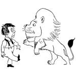 Dibujo para colorear Domador De Leones Para Pintar Y Colorear