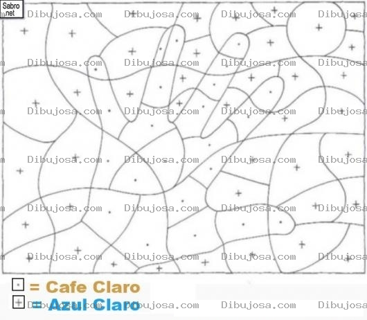 Dibujo para colorear Colorear dibujo oculto