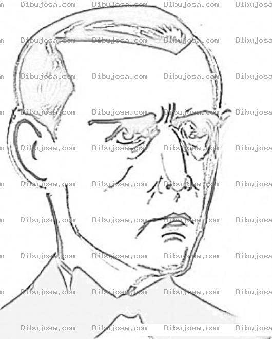 Dibujo para colorear Gary Cooper Super Duper Putting On The Ritz Para Pintar Y Colorear Al Actor Gary Cuper Super Dooper