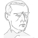 Dibujo para colorear Gary Cooper Super Duper Putting On The Ritz Para Pintar Y Colorear Al Actor Gary Cuper Super Dooper