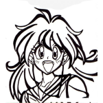 Dibujo para colorear Dibujo De Chaca Con Boca Abierta Para Pintar Y Colorear