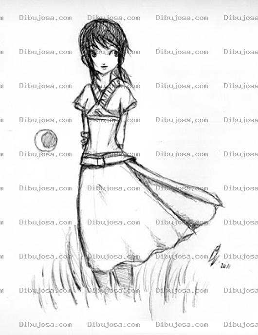 Dibujo para colorear Dibujo De Chica Del Campo Para Pintar Y Colorear