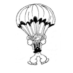 Dibujo para colorear Dibujo De Popeye En Paracaidas Para Pintar Y Colorear