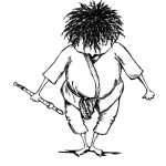 Dibujo para colorear Dibujo De Nino Karateca Con Flauta Para Pintar Y Colorear