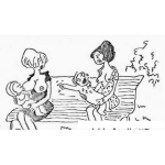 Dibujo para colorear A Que Edad Comienza La Envidia Dibujo De Bebe Deseando Pechos Grandes Para Pintar Y Colorear