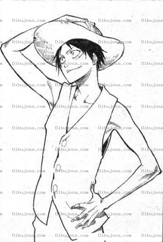 Dibujo para colorear Dibujo De Mujer Delgada Con Chaleco Y Sombrero De Paja Para Pintar Y Colorear