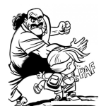 Dibujo para colorear Dibujo De Cachetada Para Pintar Y Colorear Papa Violento Y Malvado Abofeteando Pegando Y Dando Una Bofetada A Su Hijo